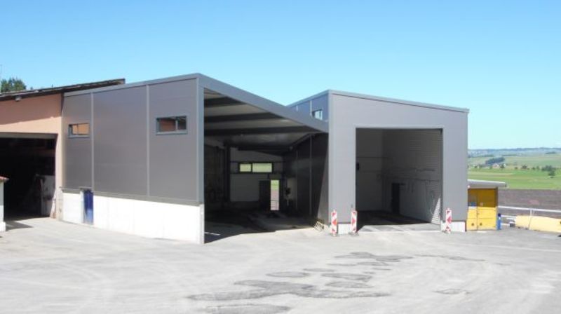 Neuer Waschplatz / Überdachung Vorplatz - 1