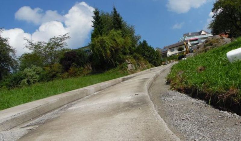Betonspuren Hohlenweg Hämikon - 6