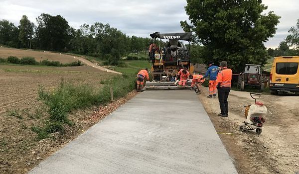 Strassenverlegung Wässerig Römerswil