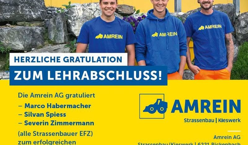 Herzliche Gratulation zum Lehrabschluss! - 1