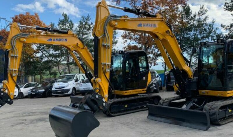Zwei Neue Bagger Kubota KX 080-4a2 - 4